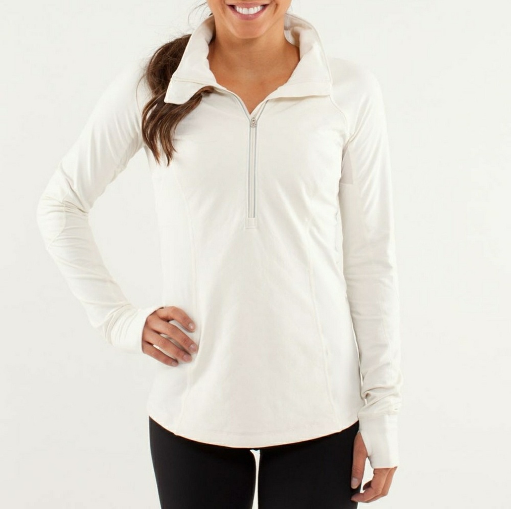 Lululemon Athletica Polar Cream Toasty Tech Pullov